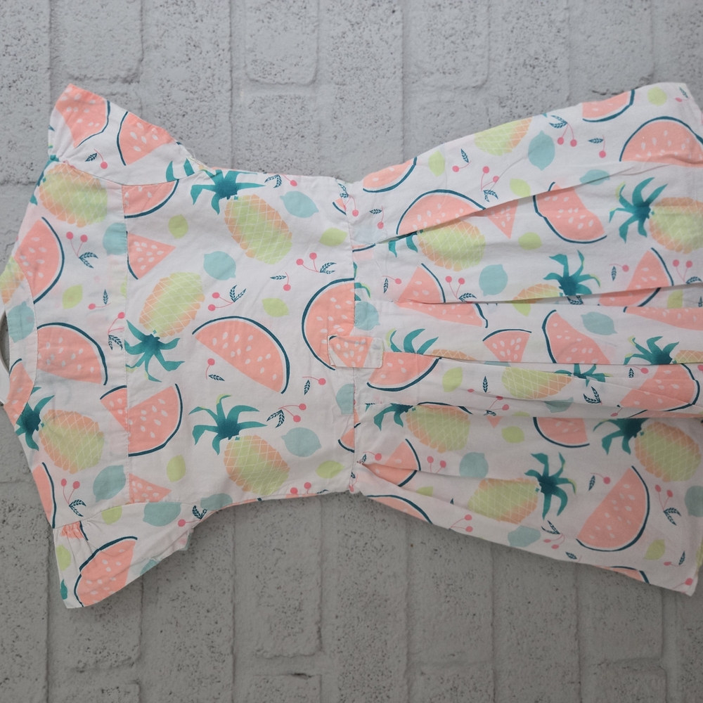 Colorful Fruit Print Dress